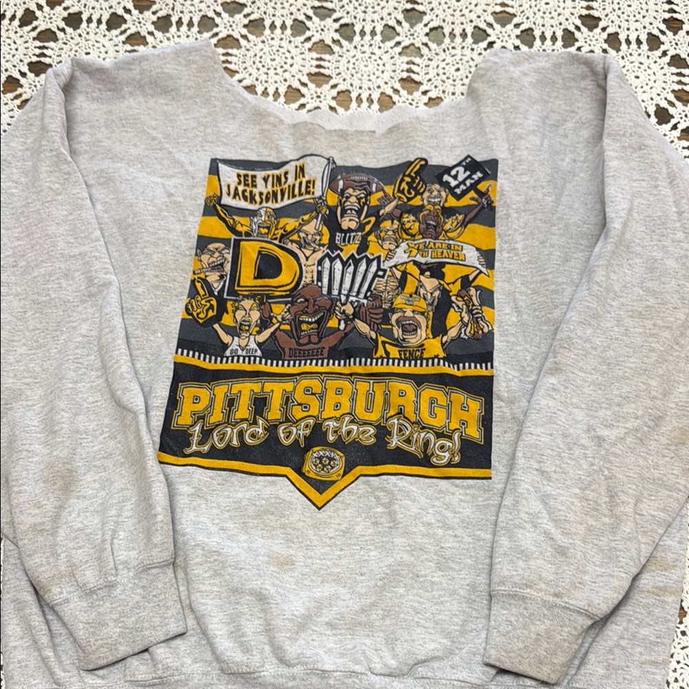 Gray Pittsburgh sweatshirt